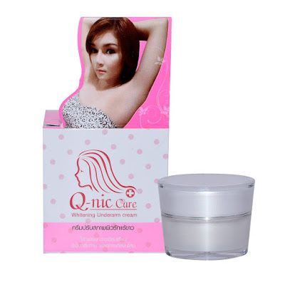 [ GIẢM THÂM NÁCH HIỆU QUẢ ] 01 Hộp x 15gr Kem Giảm Thâm Nách Q-Nic Care Whitening Underarm Cream Thái Lan