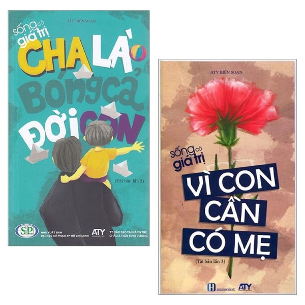 Fahasa - combo sách hay vì con cần có mẹ + cha là bóng cả đời con