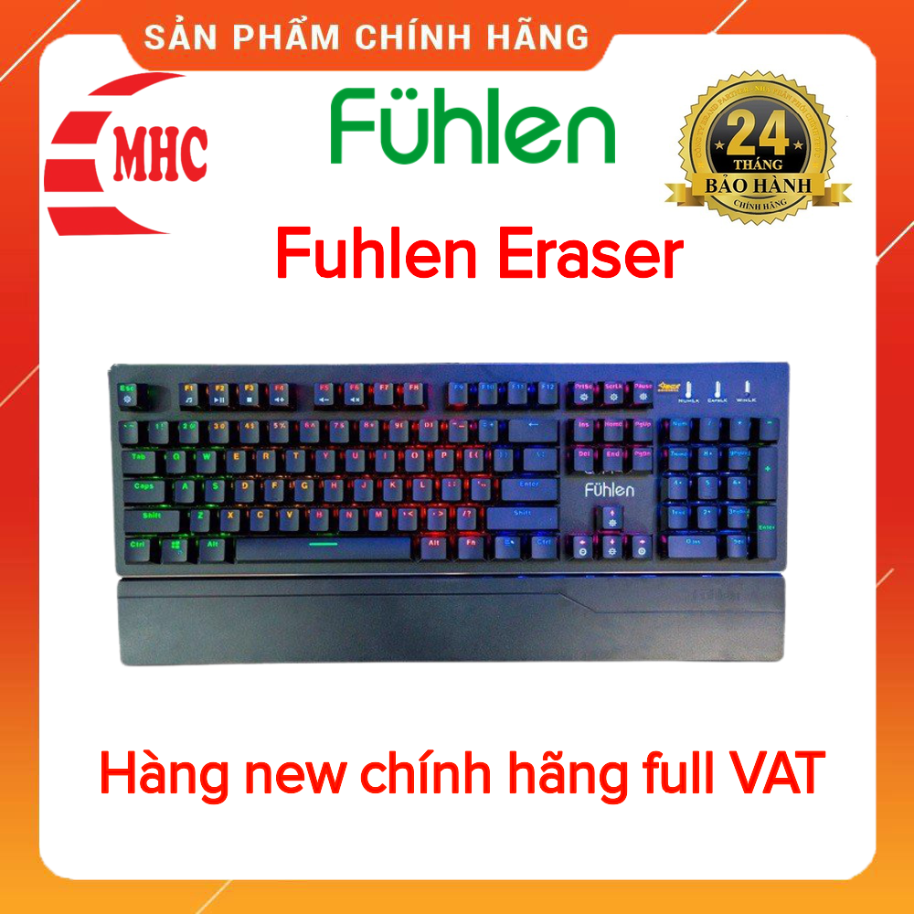 Bàn phím cơ Fuhlen E Eraser  full box chính hãng bh 2 năm