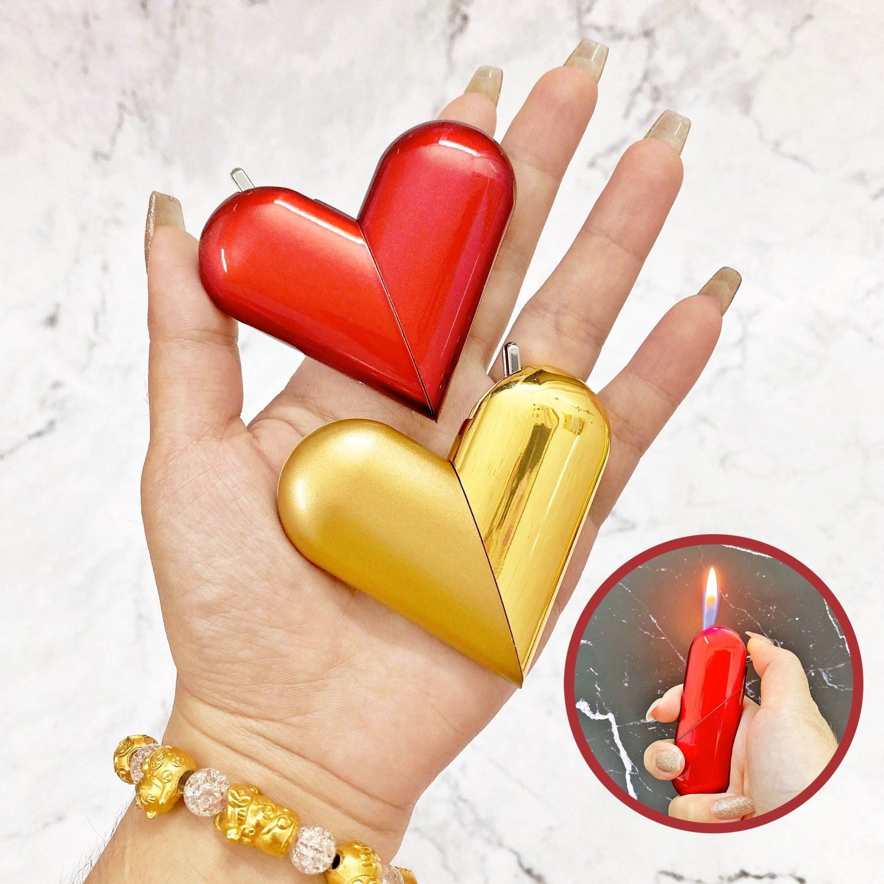 Bật lửa hình trái tim - bật lửa hình trái tim -