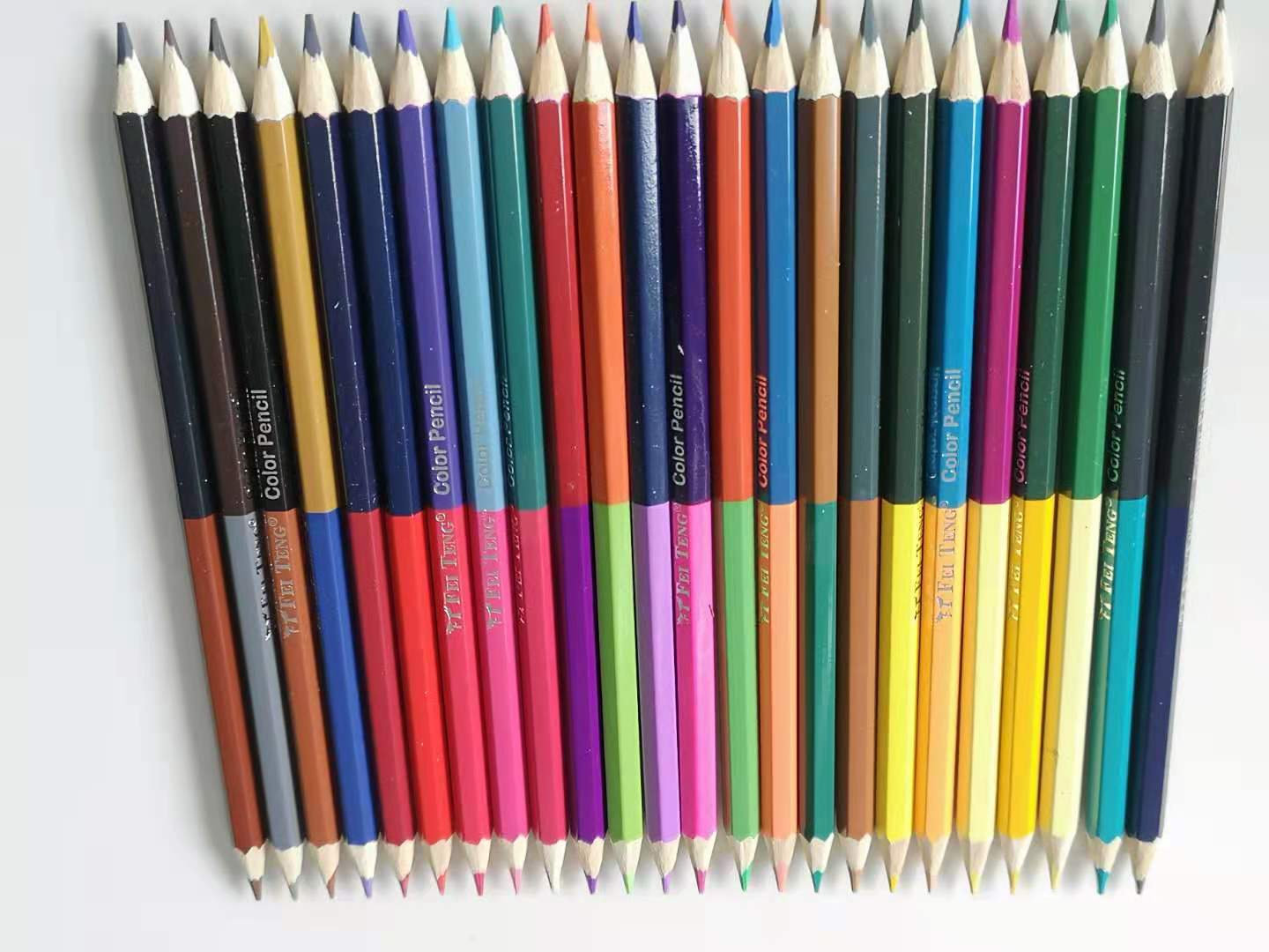 HỘP BÚT CHÌ MÀU KHÔ BK-2-24899 2 ĐẦU ( 24 CÂY / HỘP ) 48 MÀU