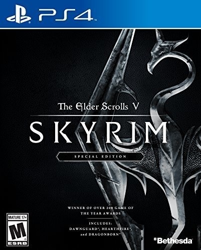 Đĩa game the elder scrolls v skyrim special edition - ps4 hệ us
