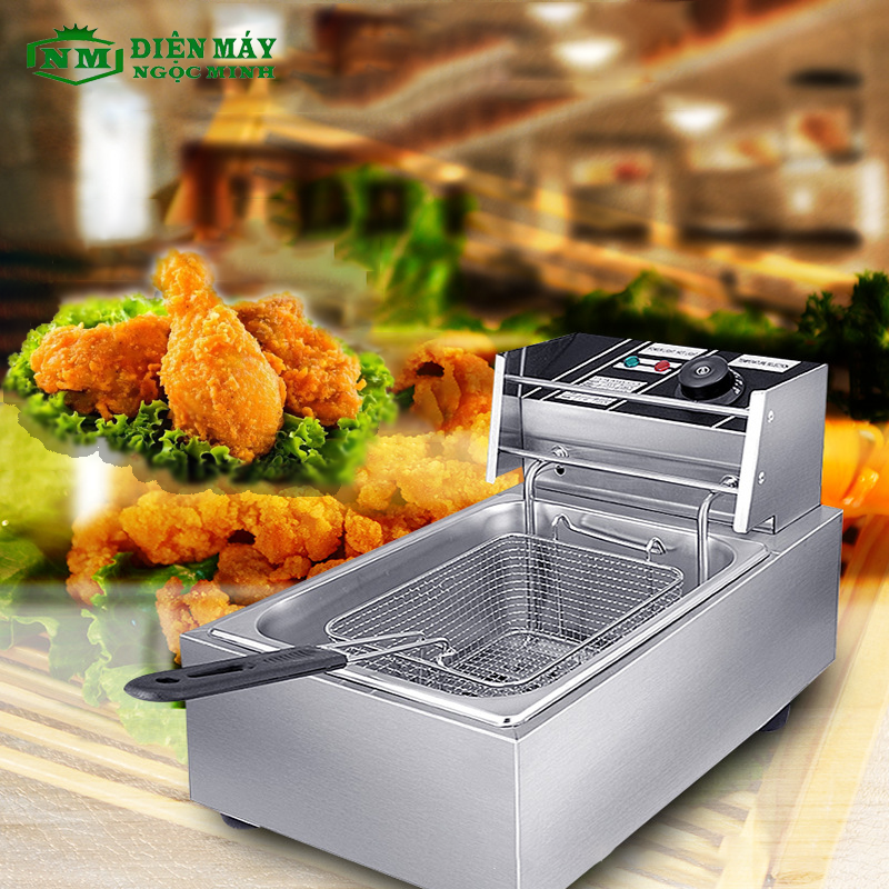Bếp chiên nhúng điện đơn  - Bảo hành 2 năm - Bảo trì trọn đời - Lỗi đổi mới trong 1 năm
