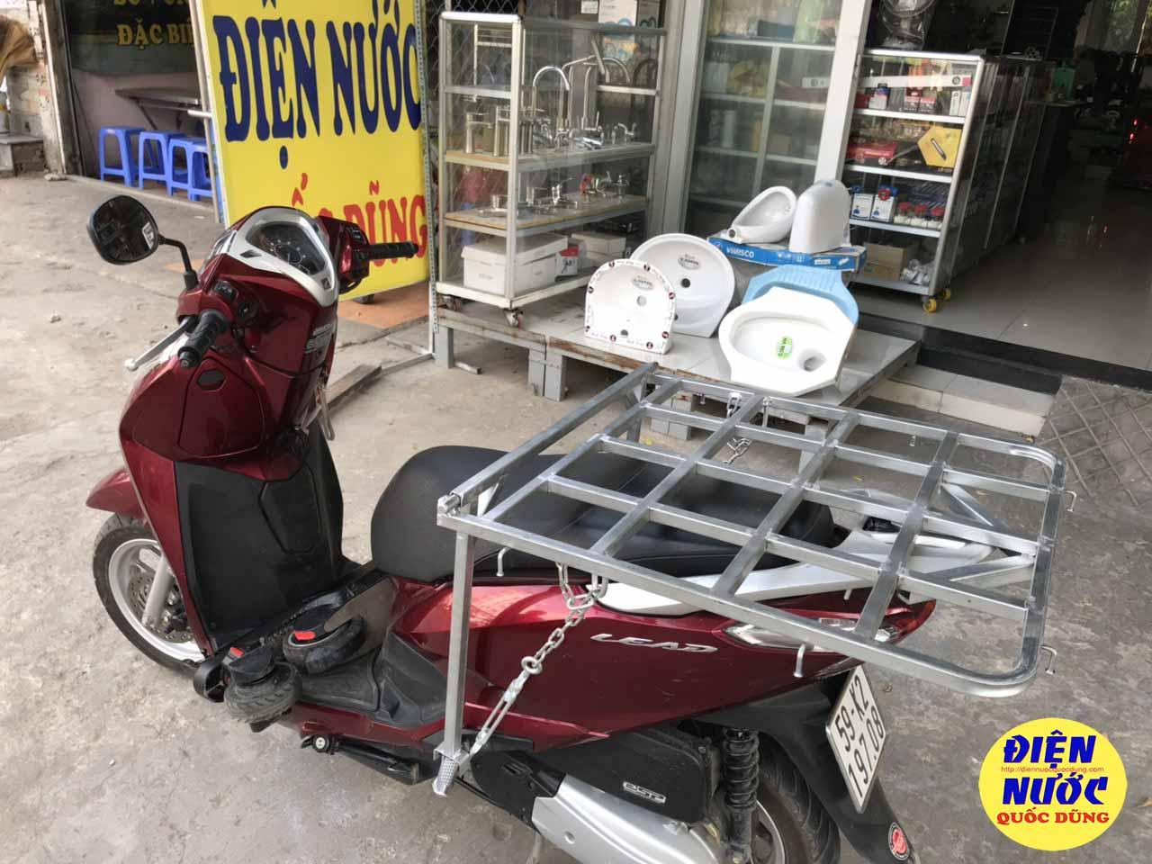 Baga giá kệ chở hàng xe máy LEAD , SCR và Atiila