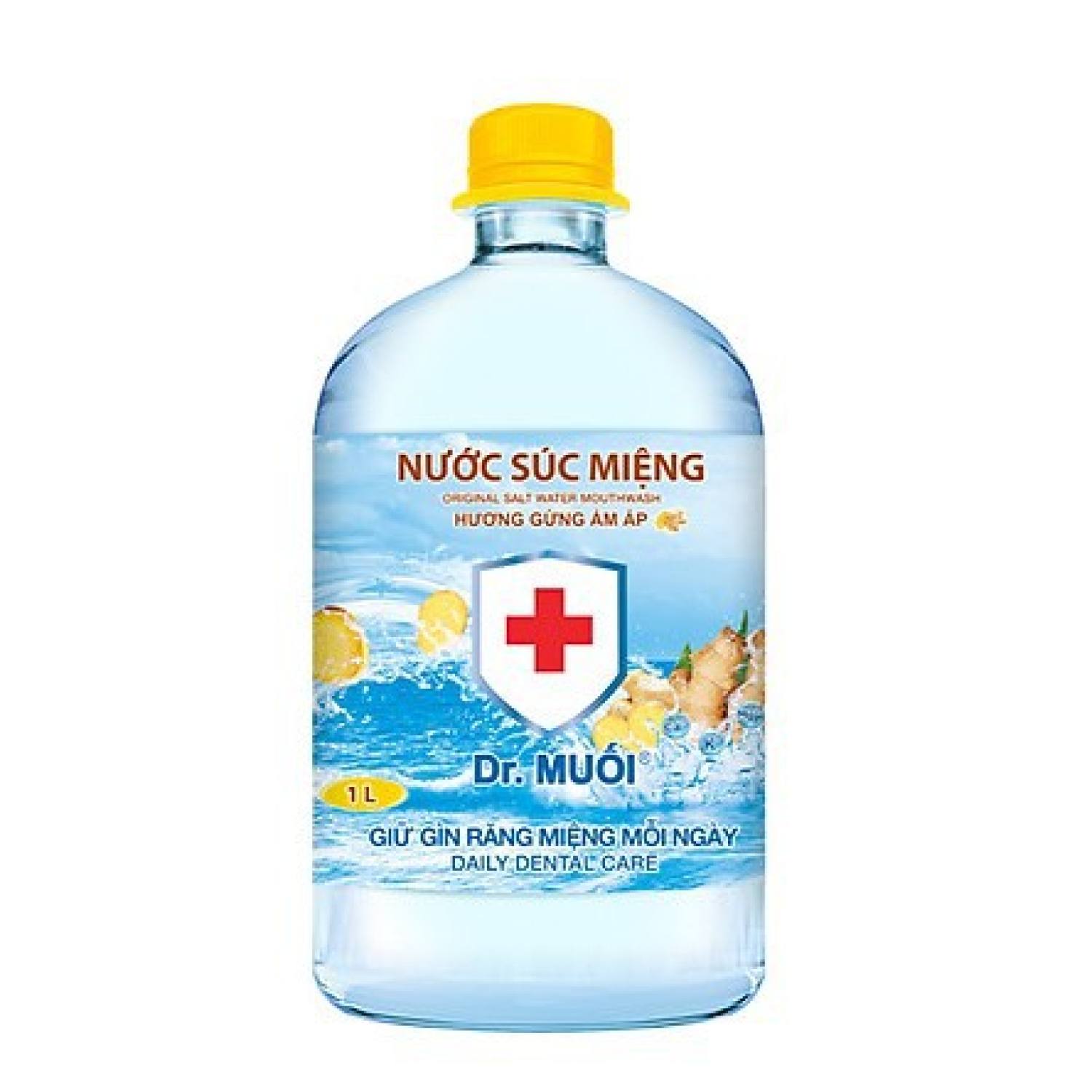 Nước súc miệng dr. muối hương gừng