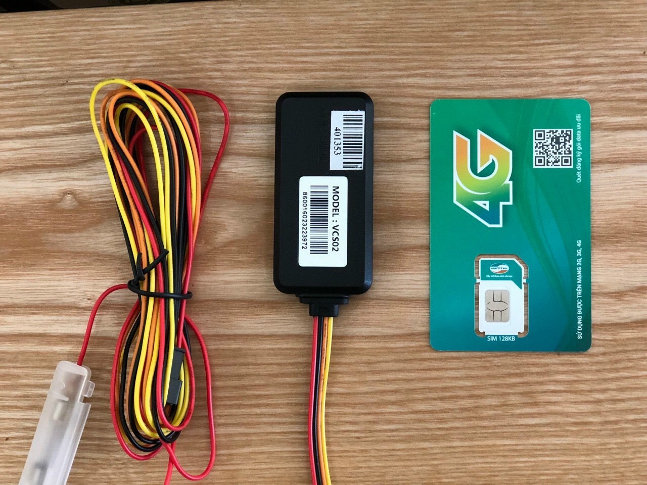 Thiết bị định vị xe máy, ô tô GPS S09A 4G Kèm Sim