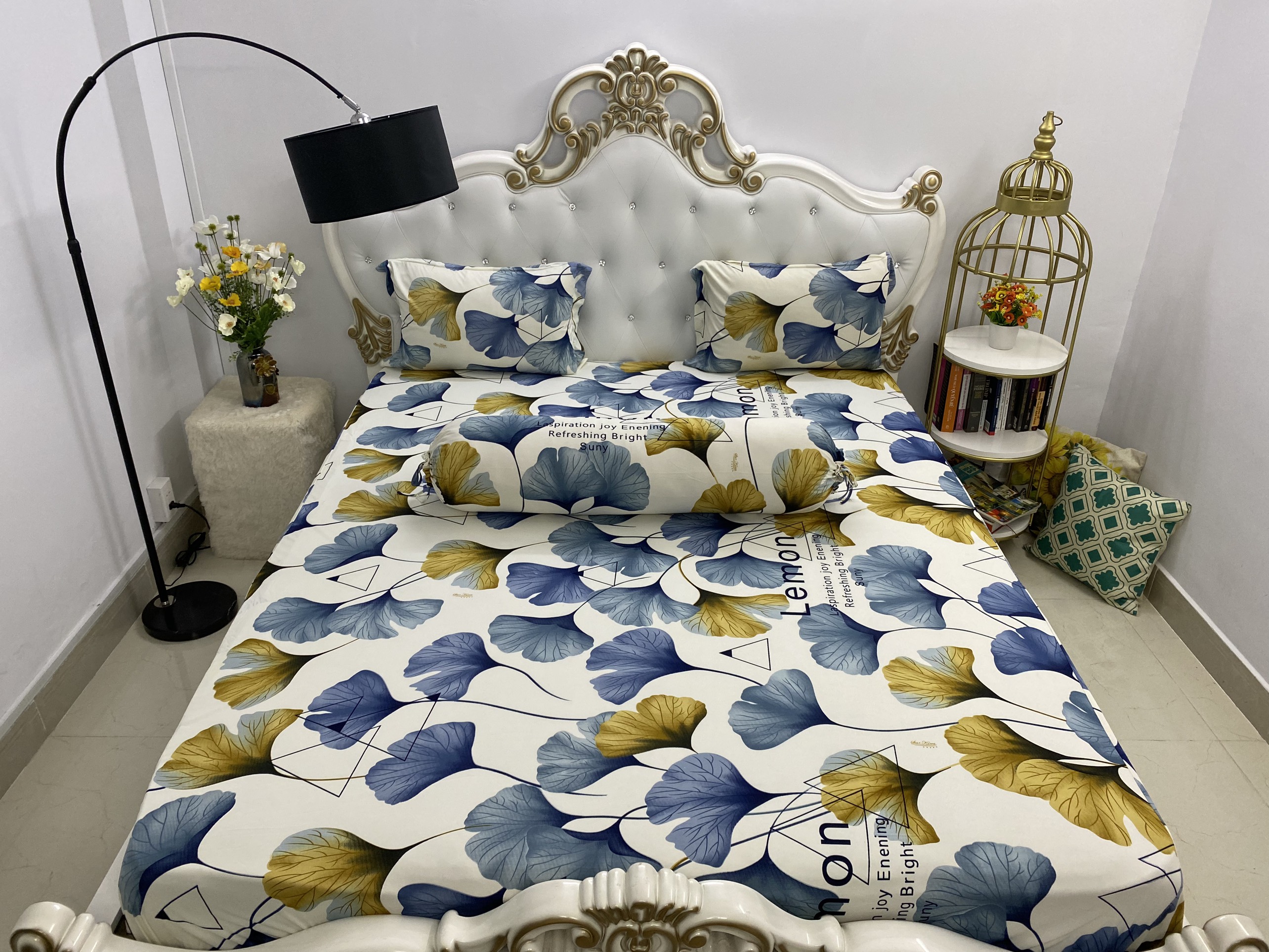 Bộ Drap Thun Hàn Quốc mát lạnh { 4 món } khách nhớ chọn size"