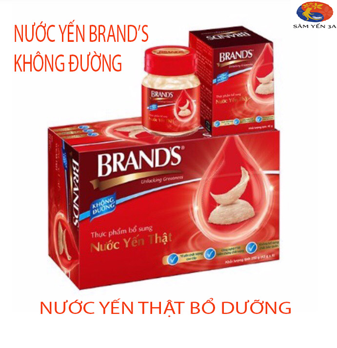 [HCM]Nước Yến Brand Không Đường 42gx6 Hũ giúp bồi bổ sức khỏe nước yến nguyên chất nước yến cao cấp yến tổ nguyên chất yến sào cao cấp yến sào nguyên chất yến chưng đường phèn. Sâm Yến 3A.