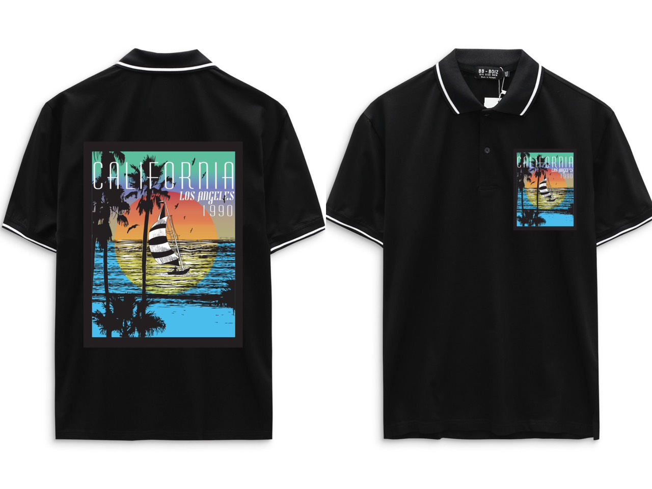 Bigsize - áo thun polo nam bigsize đen sz 85 - 125kg - cali