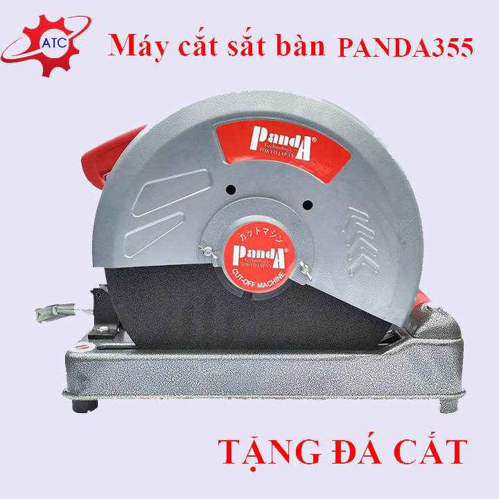 Máy cắt sắt bàn Nhật bản Panda 350mm - Tặng đá cắt theo hãng