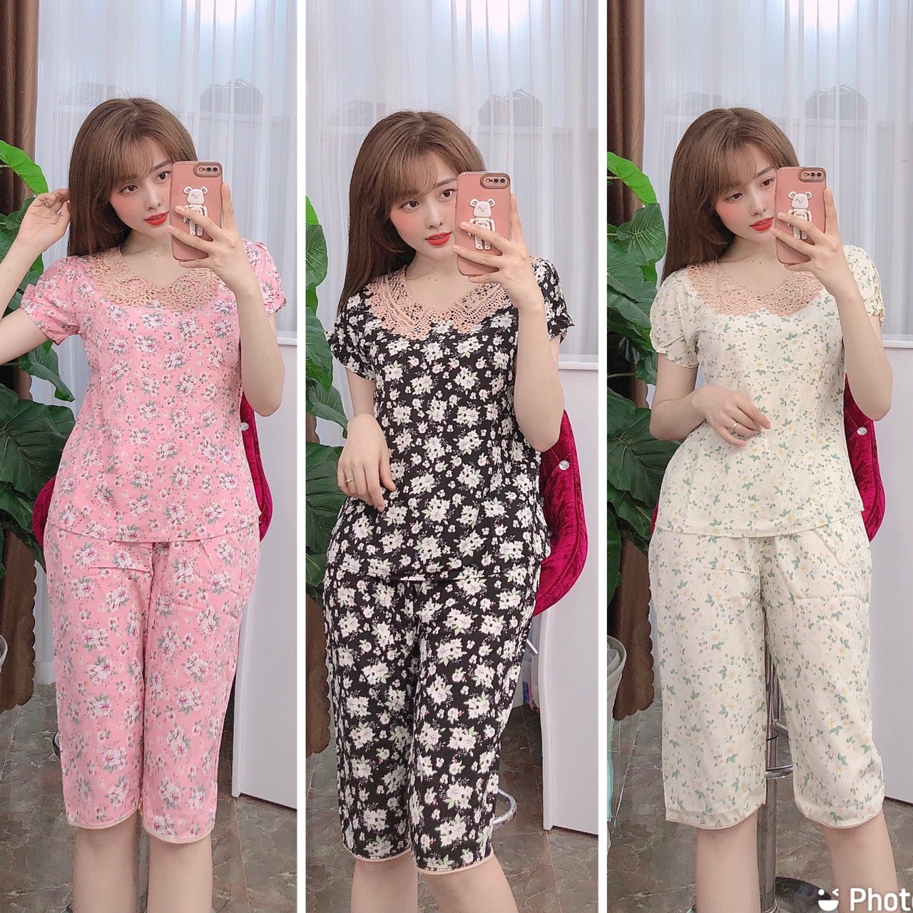 ĐỒ BỘ LỤA LỬNG MẶC NHÀ SIZE 40-69KG