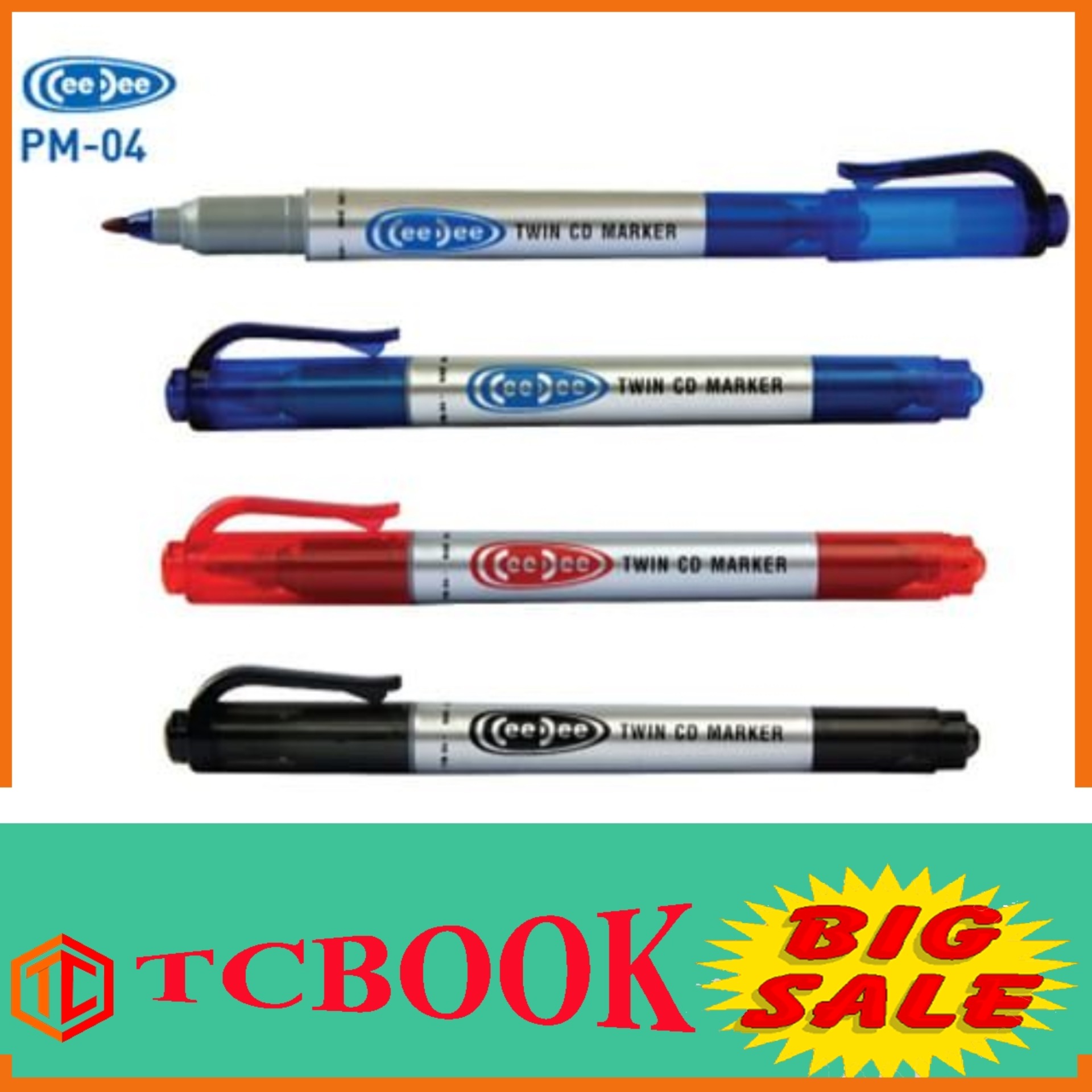 Hộp bút lông dầu 2 đầu nhỏ pm-04