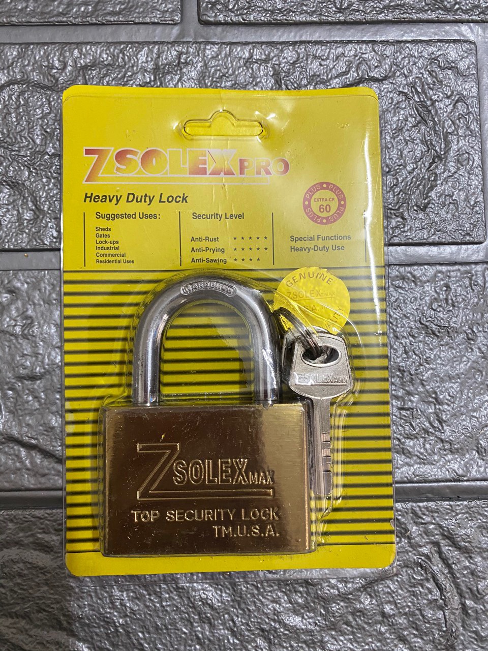 Khóa cửa chống cắt zsolex hàng loại 1
