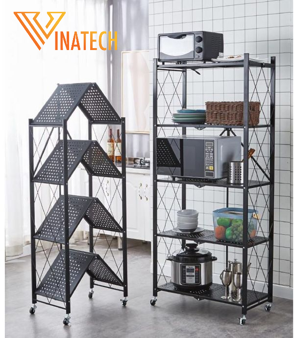 [RẺ VÔ ĐỊCH] KỆ XẾP THÔNG MINH HÀN QUỐC X5000 GẤP GỌN SIÊU CỨNG 3-5 TẦNG