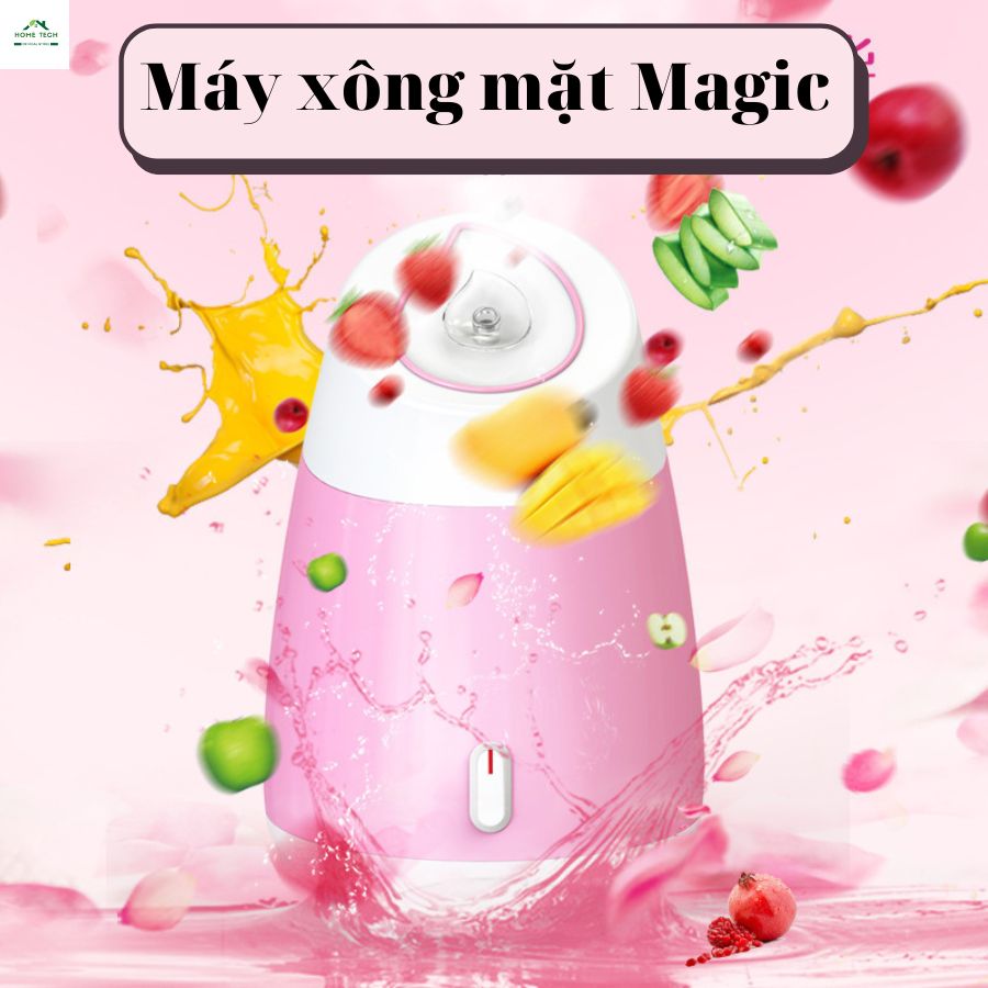 Máy xông hơi mặt thảo dược hoa quả magic xông mặt cấp ẩm cho da căng bóng mịn màng