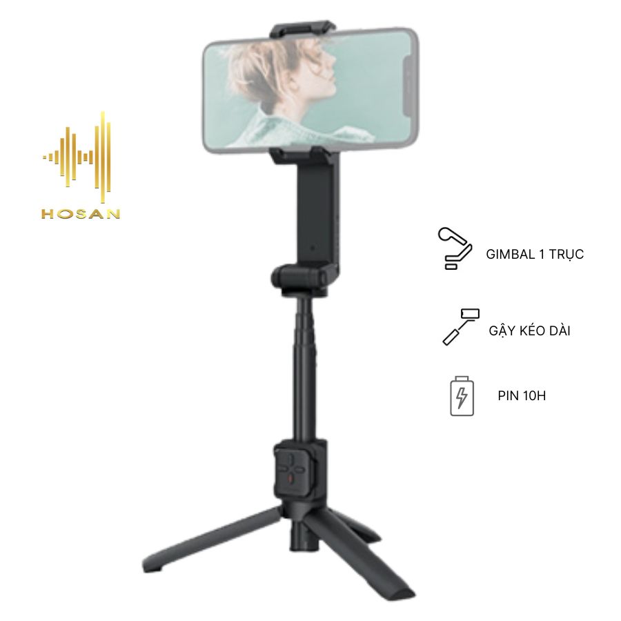Tay cầm chống rung Moza Nano SE -  Gimbal chống rung điện thoại trục cuộn ổn định - Remote Bluetooth điều khiển từ xa