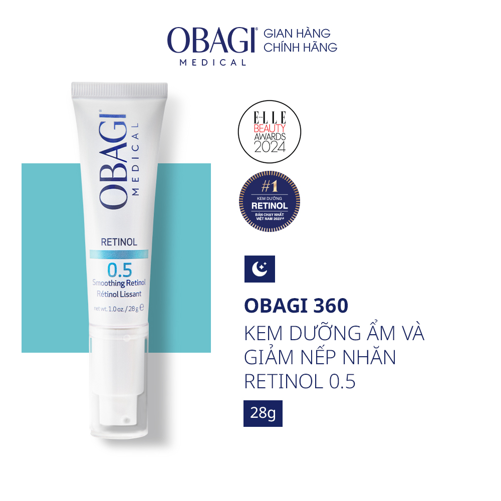 [MEMBERSHIP] Kem Dưỡng Làm Mờ Nếp Nhăn  Làm Đều Màu Da Obagi Retinol 0.5