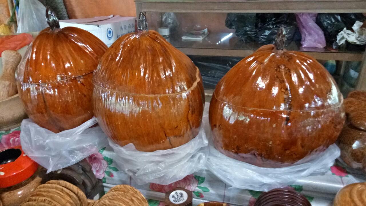 [HCM]Vỏ dừa đựng ấm trà