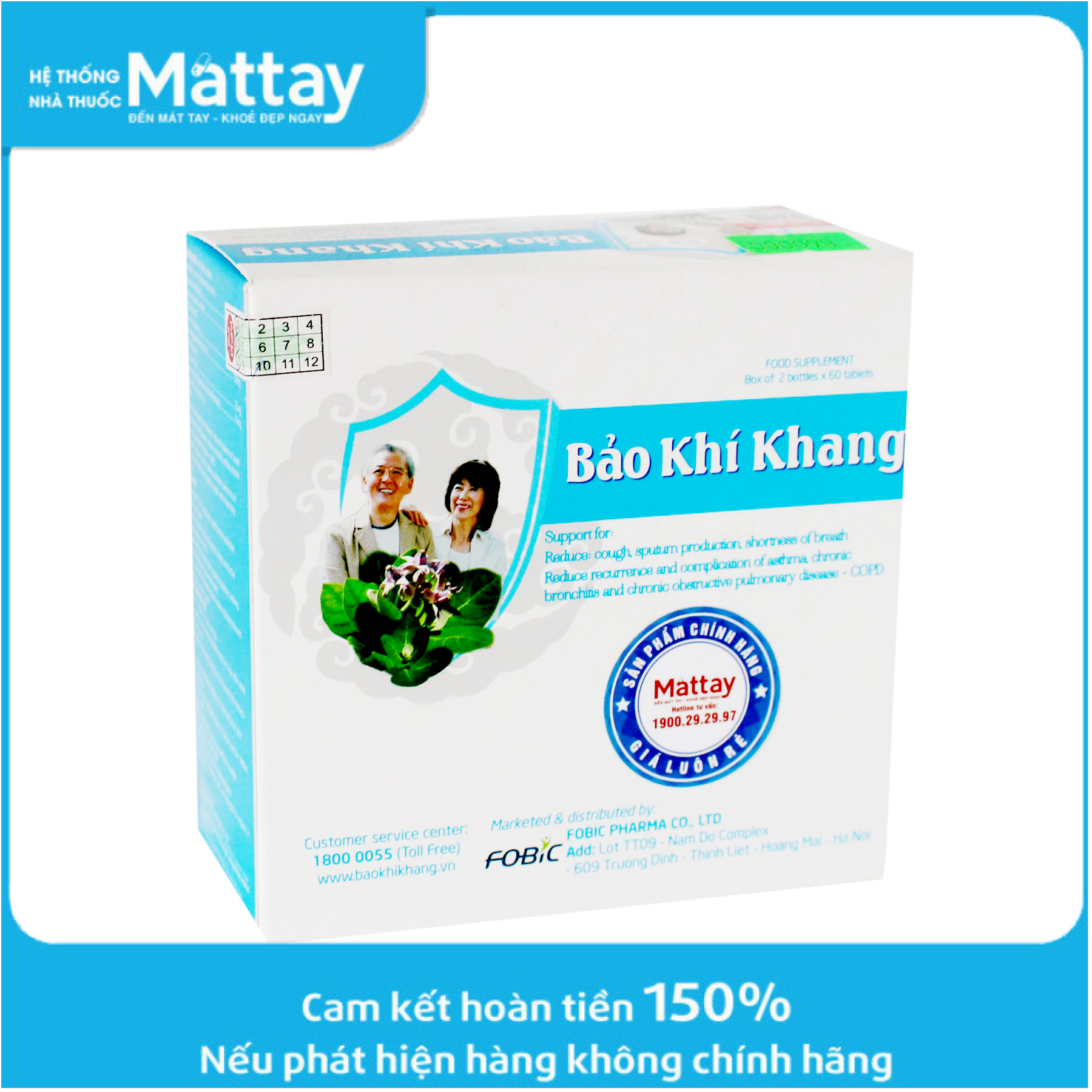 Bảo khí khang - giảm tái phát hen suyễn, viêm phế quản mạn, copd