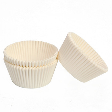 [HCM]GIẤY LÓT BÁNH MUFFIN CUPCAKE GIẤY MÀU TRẮNG SỐ 15 - 500CÁI
