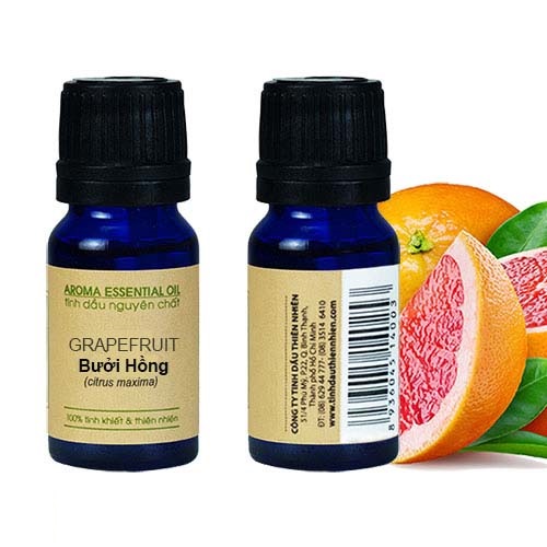 Tinh Dầu Bưởi Hồng Grapefruit Nguyên Chất 10ml
