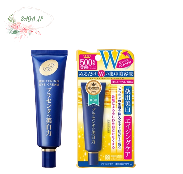 Kem mắt cao cấp giảm thâm, nâng cơ, xoá nhăn Meishoku Whitening Eye Cream Nhật Bản 30g