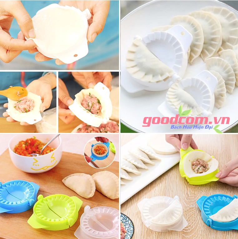 [HCM]Combo 6 dụng cụ làm sủi cảo bánh xếp bánh bột lọc dimsum mandu cao cấp đa tiện ích