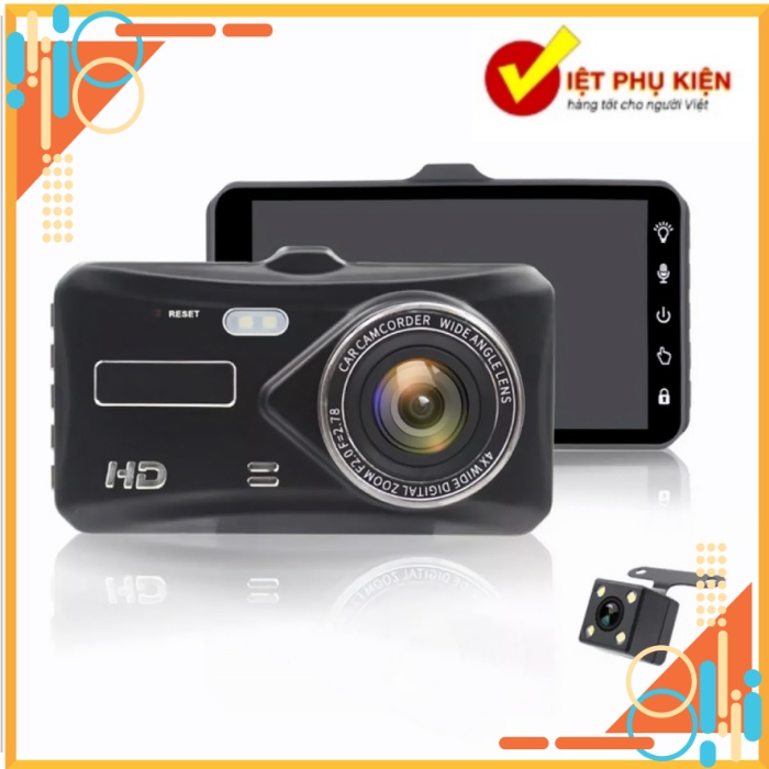 Camera hành trình a6 plus - nguồn tẩu 12v - full hd đèn led tặng kèm thẻ nhớ 32gb micro sd