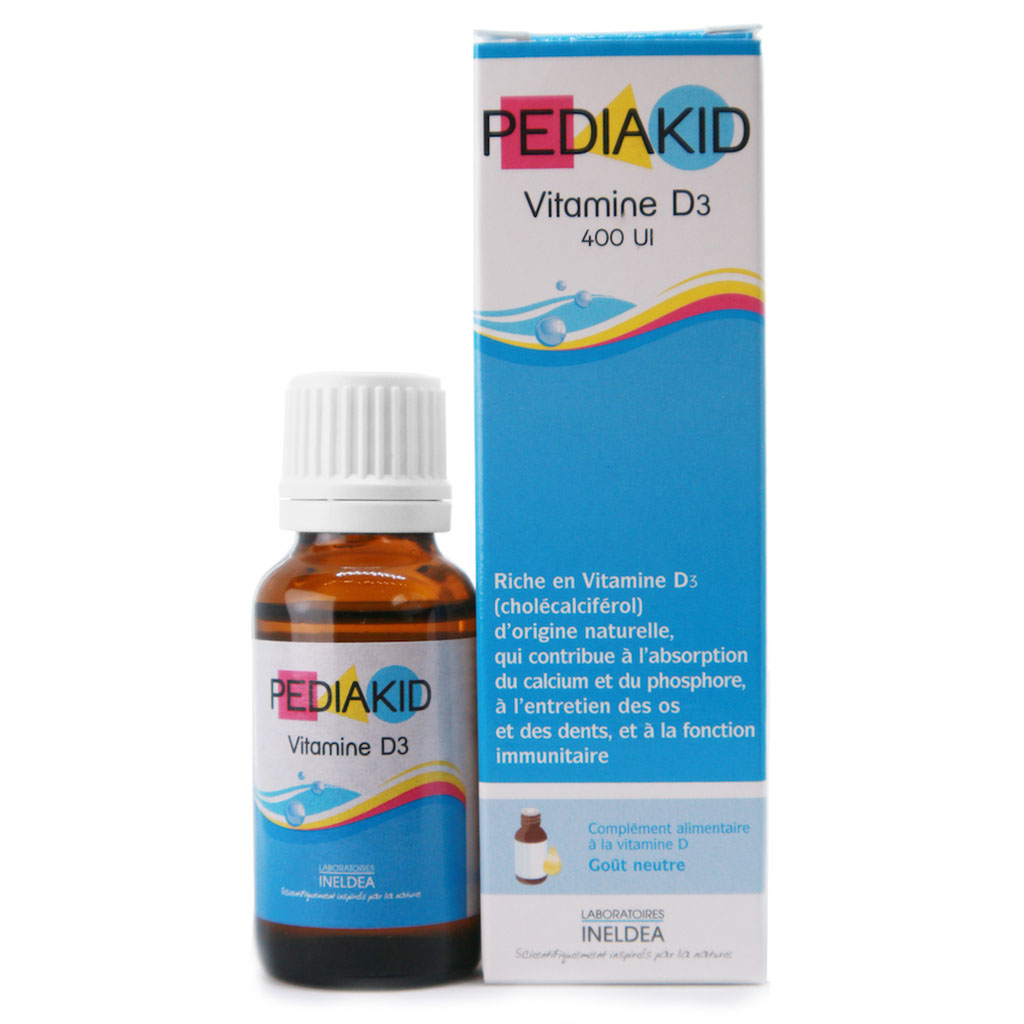 Siro Bổ Sung Vitamin D3 Cho Bé Pediakid Vitamin D3 20ml