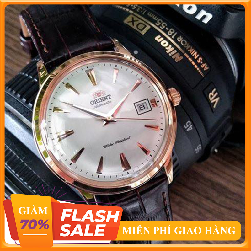 Đồng hồ Nam Orient Bambino Số Cọc Automatic Dây Da + Thẻ Bảo Hành / Gian hàng uy tín/ sk orient seiko