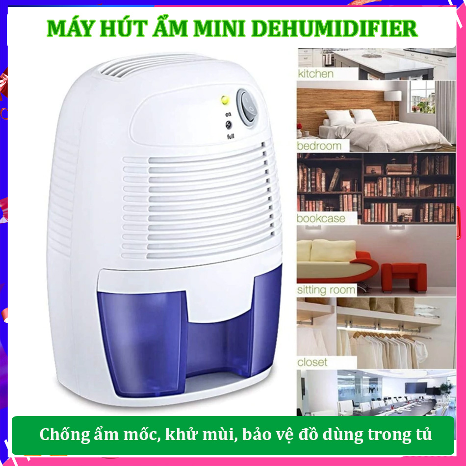 Máy hút ẩm mini cho đàn piano tủ máy ảnh phòng ngủ - KHỬ MÙI ẨM MỐC, Máy Hút Ẩm Lọc Không Khí loại tốt, Máy Hút Ẩm Mini Dehumidifier Kiểu Dáng Đẹp, Nhỏ Gọn, Dễ Sử Dụng, Hút Ẩm Hiệu Quả Cao, Dễ Vệ Sinh - BH 12 Tháng