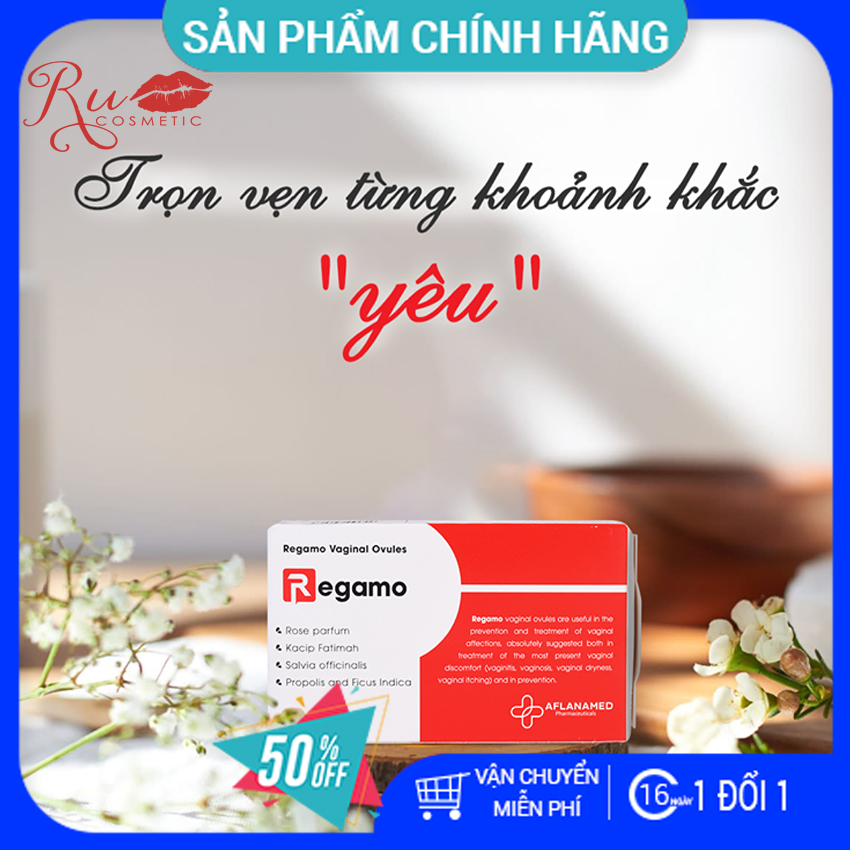 [CHÍNH HÃNG] Viên đặt Regamo  - Viên đặt phụ khoa regamo - Viên đặt se khít dùng cho vùng kín