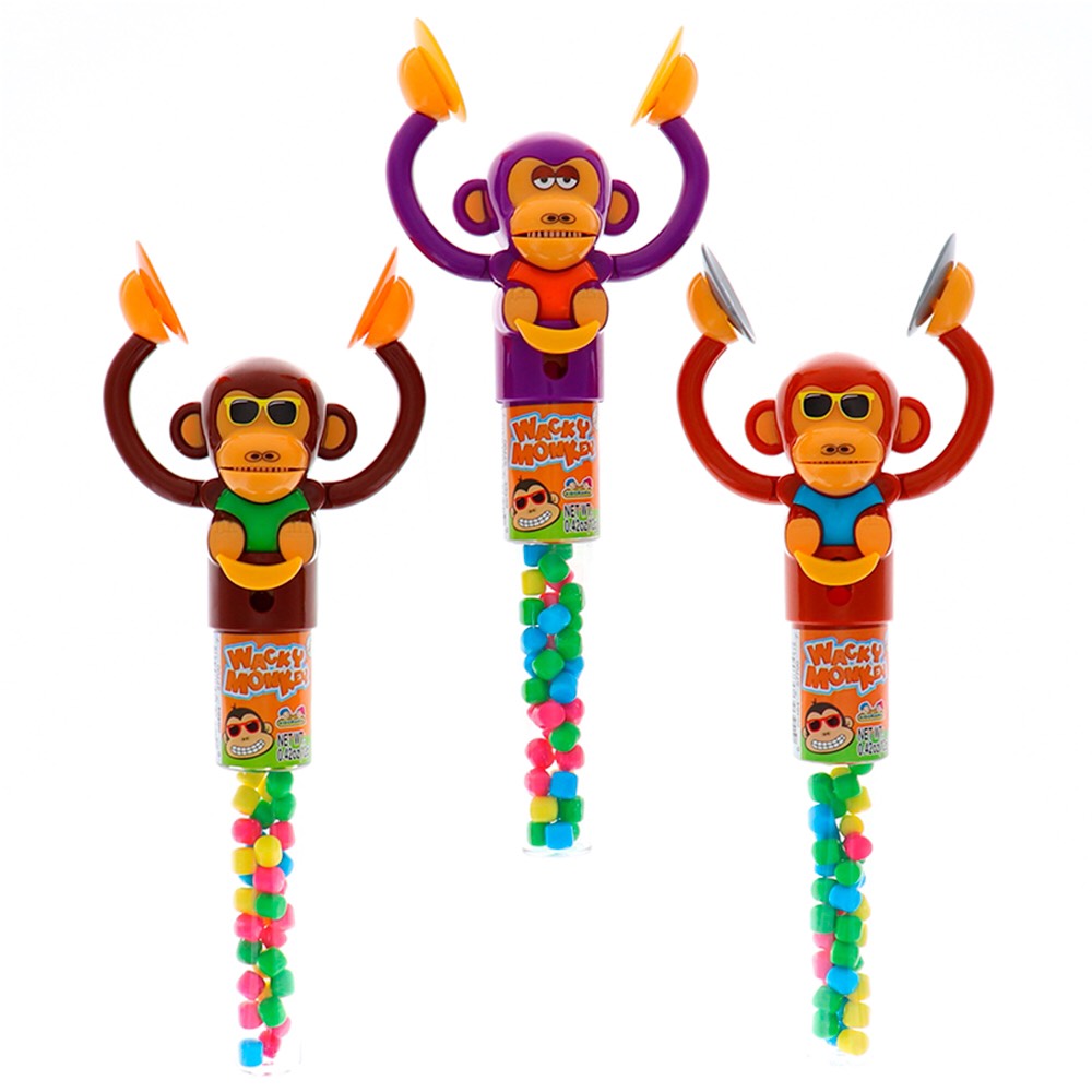 Kẹo đồ chơi khỉ wacky monkey kidsmania 12gr - mỹ