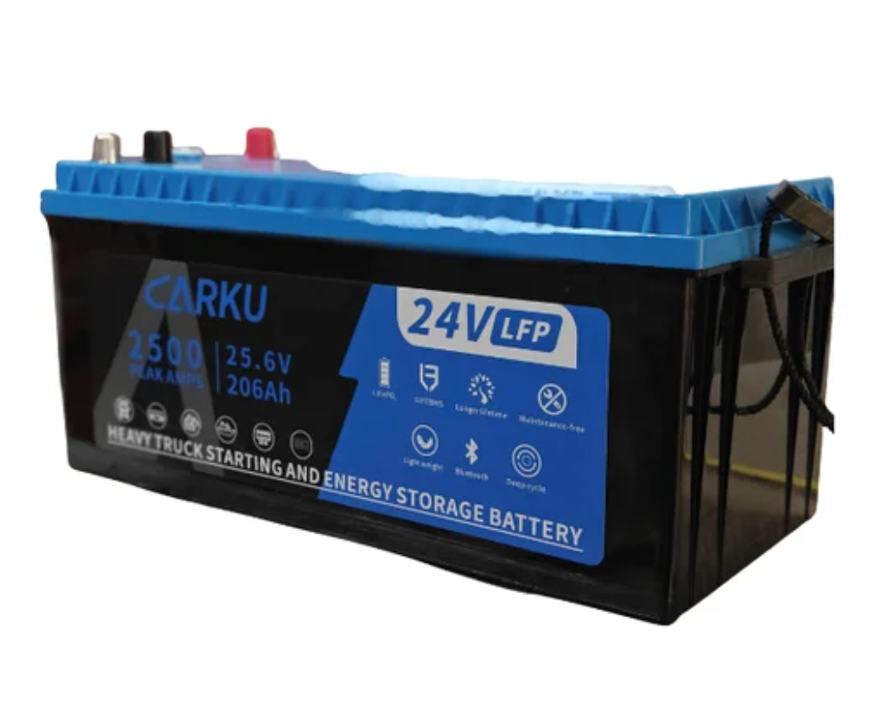 Lfp Lithium Battery Carku Cb-11B 24V 206Ah for Howo Trucks, Sinotruck, Chinese Tractor Trucks, Boats Giá 26,829,268 Đồng*Miễn phí vận chuyển
