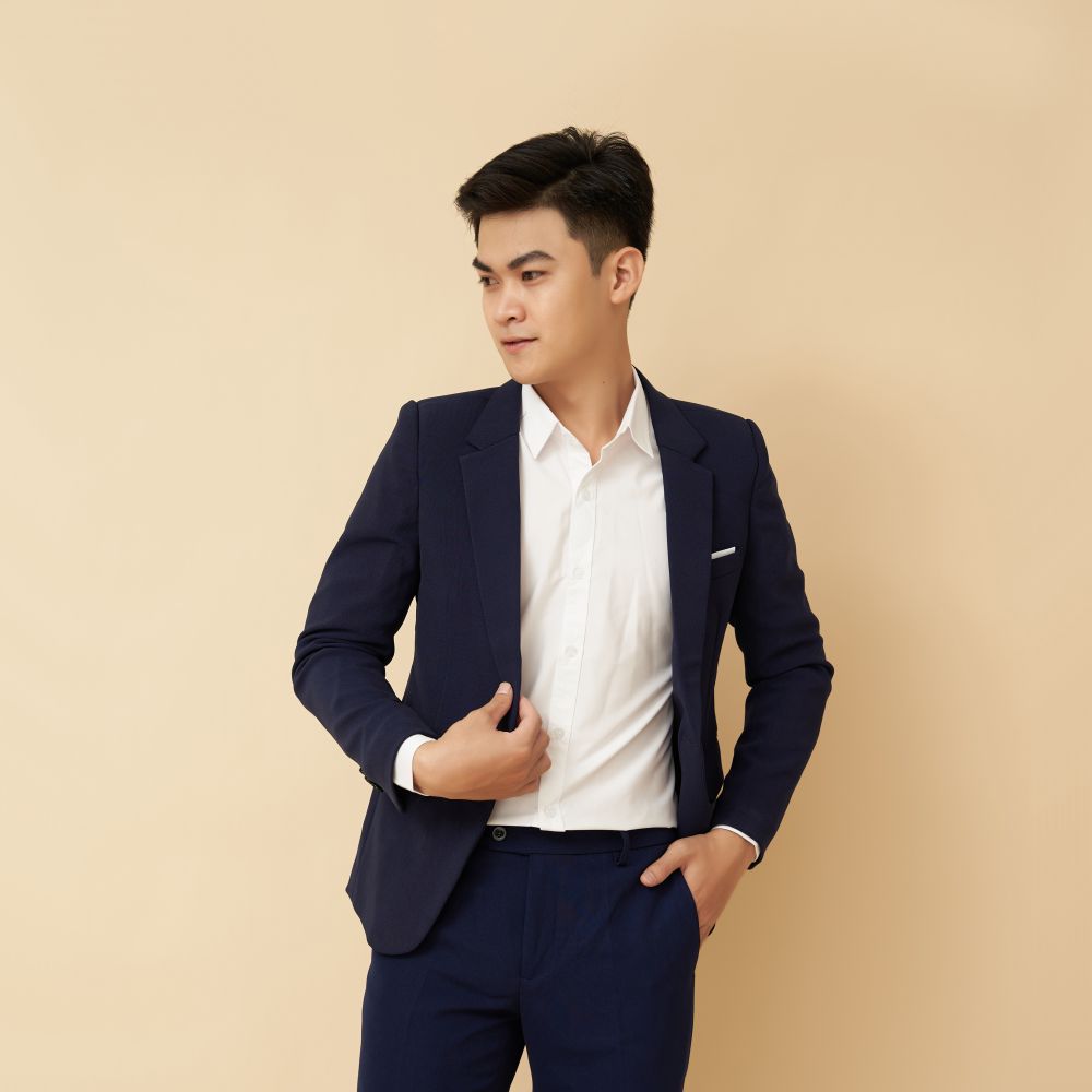 Áo vest nam 1 cúc  Edana thời trang hàng cao cấp chuẩn form kiểu Hàn Quốc đơn giản phong cách