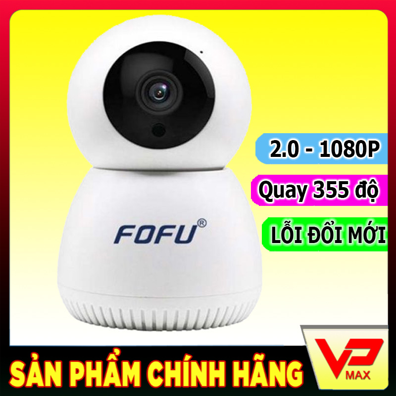 Camera ip wifi an ninh chống trộm chính hãng fofu ff-c3l 720p 1080p có chức năng đàm thoại, có khe cắm thẻ nhớ hỗ trợ lưu trữ tối đa 128gb