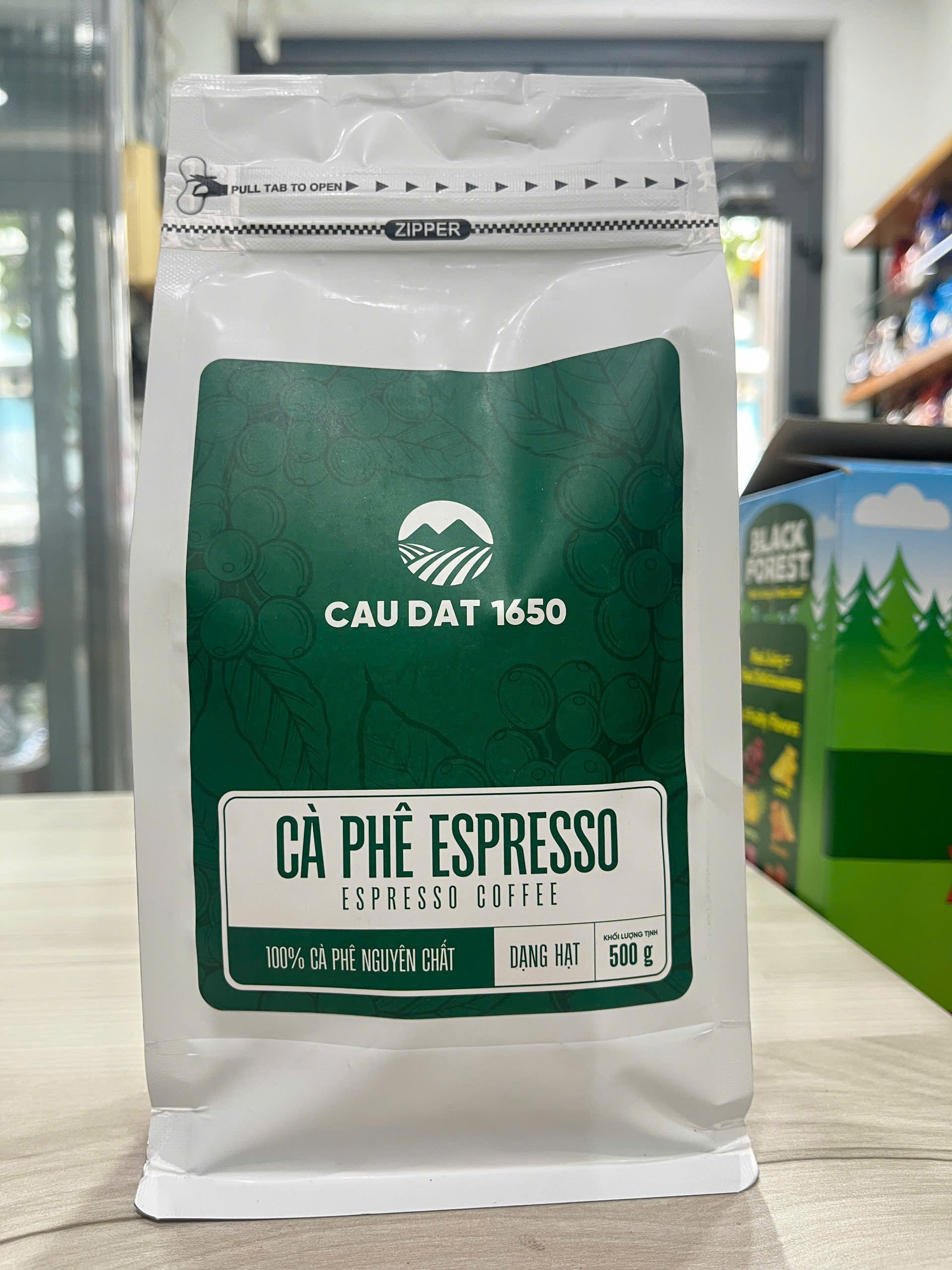 Date 03/28 Cà Phê Espresso Hạt Cầu Đất Túi 500gr