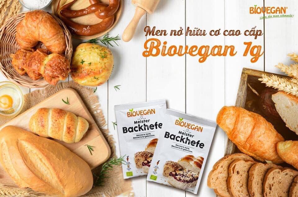 Men nở hữu cơ Biovegan 7gr/gói Organic Yeast