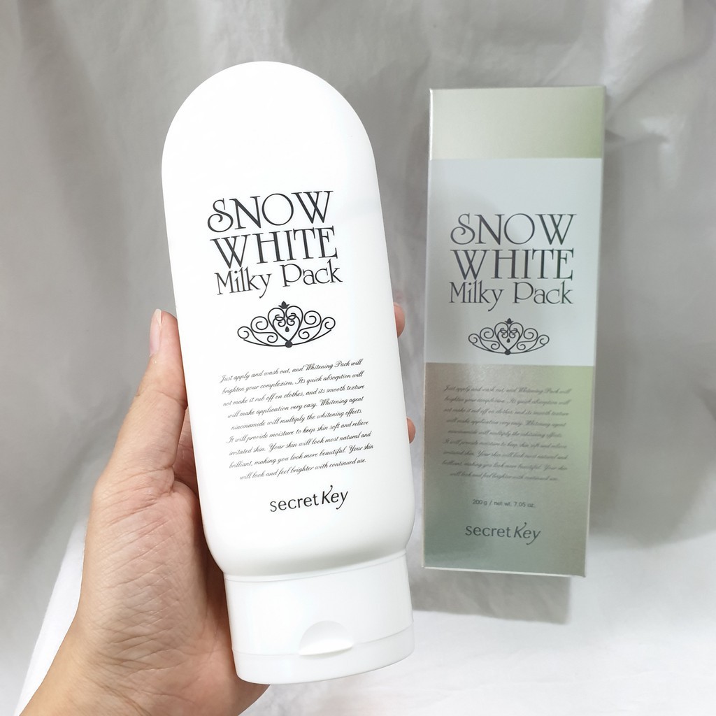 Kem Snow White Secret Milky Pack Ủ Trắng Da