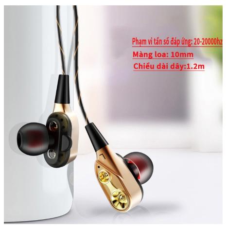 [HCM]Tai nghe S1 HiFi lõi kép siêu bass