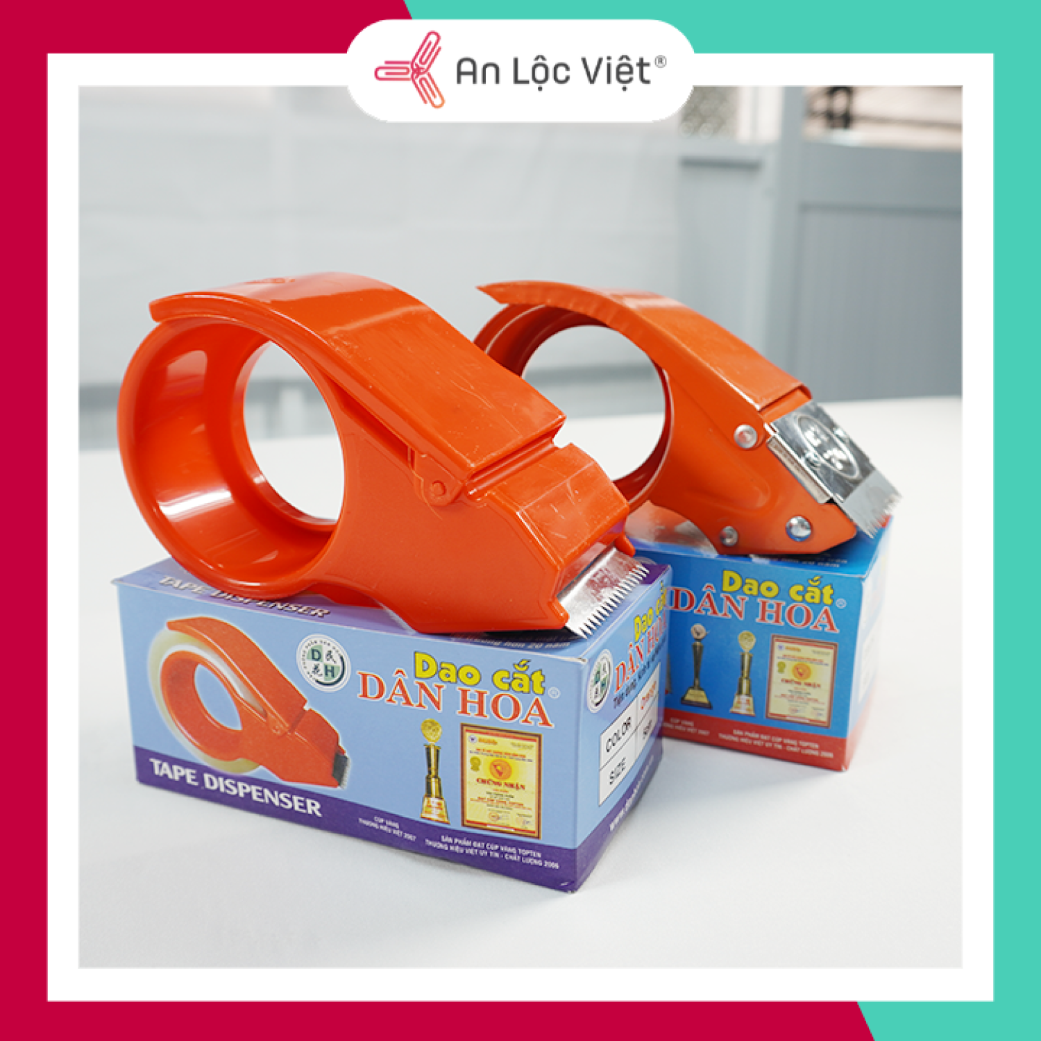 Cắt băng keo cầm tay sắt - nhựa 5cm - 6cm
