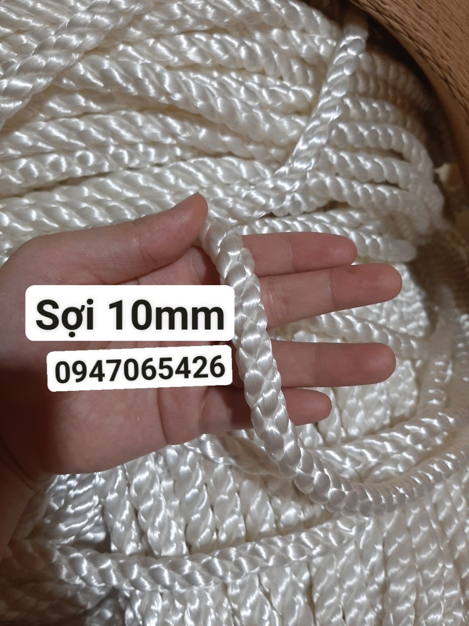 Dây dù chịu lực, dây thừng ,10m dây dù bền bỉ loại sợi 3mm ,5mm,6mm,7mm,8mm,10mm