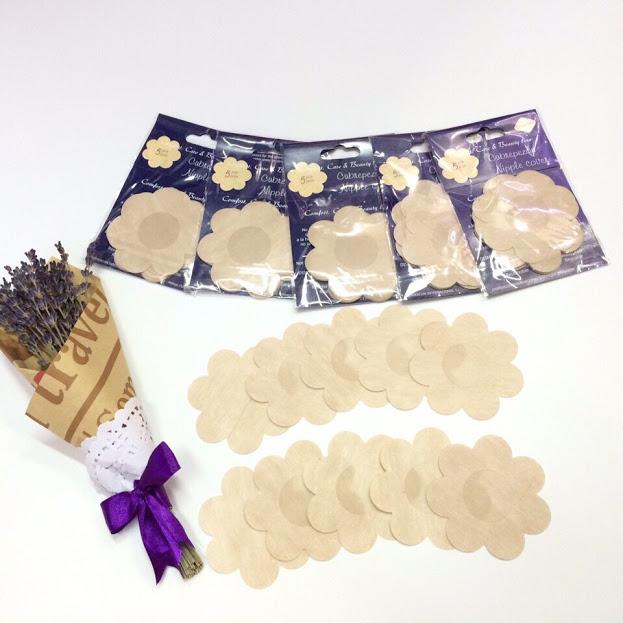 Combo 5 cặp giấy dán đầu ti flower miainc