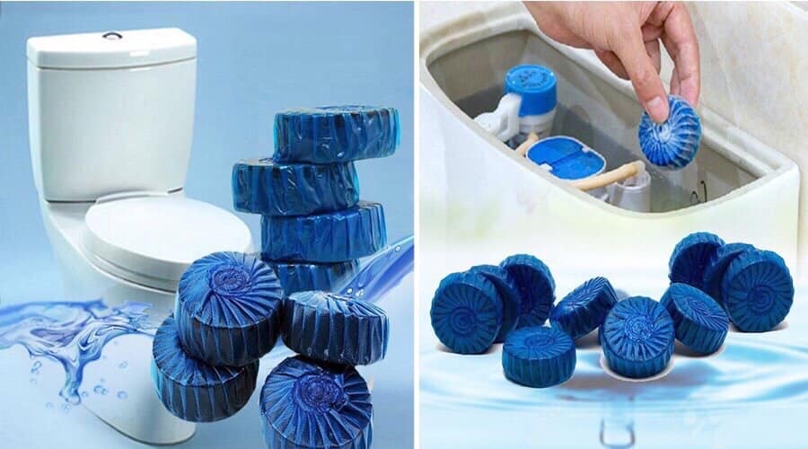 Bộ 10 Viên Khử Mùi Tẩy Bồn Cầu Thế Hệ Mới  - Viên Thả Toilet Diệt Khuẩn, Tẩy Sạch Vệ Sinh Vết Bám Bẩn
