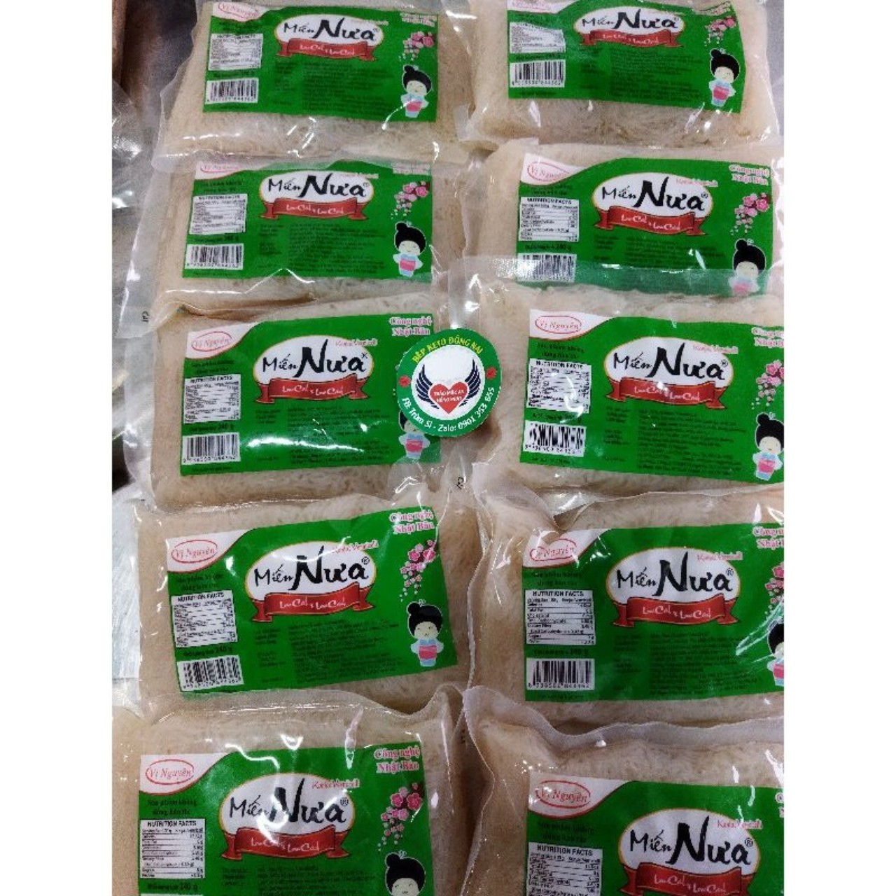 (240GAM) 5 GÓI MIẾN NƯA ĂN KIÊNG GIẢM CÂN, TIỂU ĐƯỜNG KETO DAS EAT CLEAN