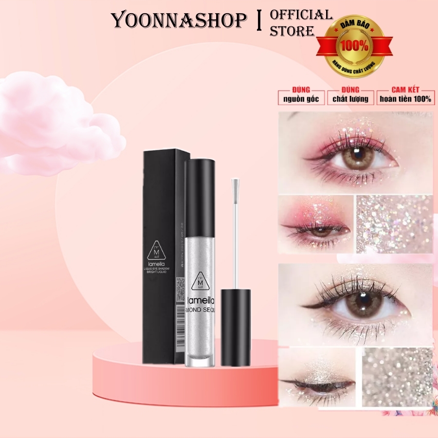 Nhũ Mắt Kim Tuyến Lameila Lấp Lánh Bền Màu Lâu Trôi Trang Điểm Mắt Tăng Độ Quyến Rũ A243