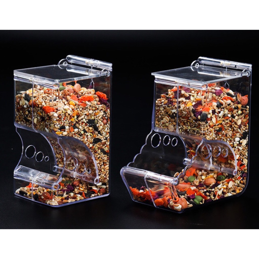 Máng ăn tự động rơi thức ăn cho Hamster, Nhím, Sóc...