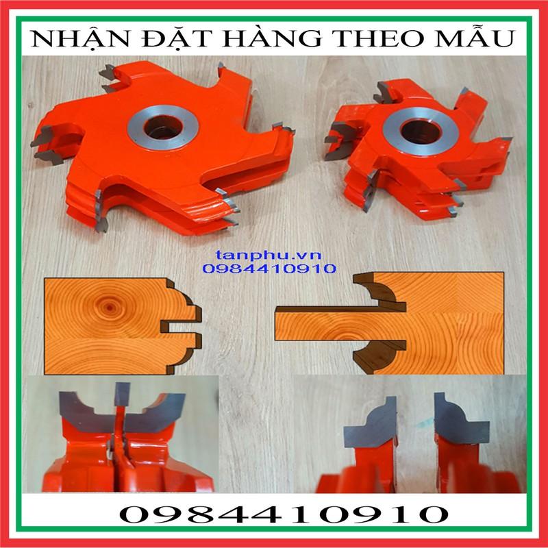 Mũi phay tupy đố cửa chính 5 dao tròn phi 220mm