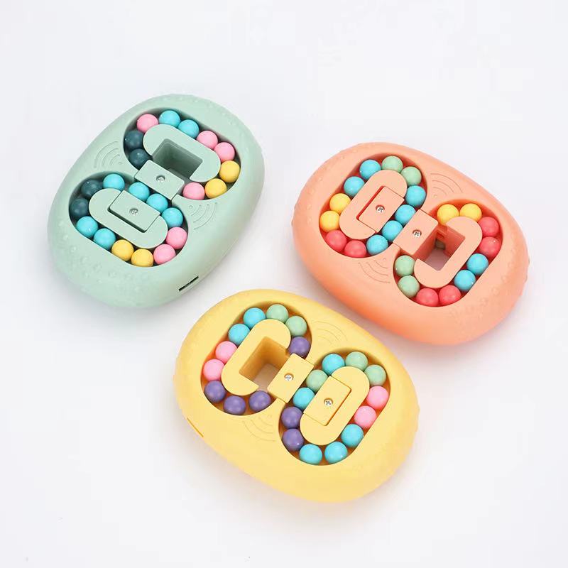 Con quay đồ chơi IQ Ball Rubik Biến thể , Giải đố Gyro Puzzle Beads , Piece Finger Magical Cube