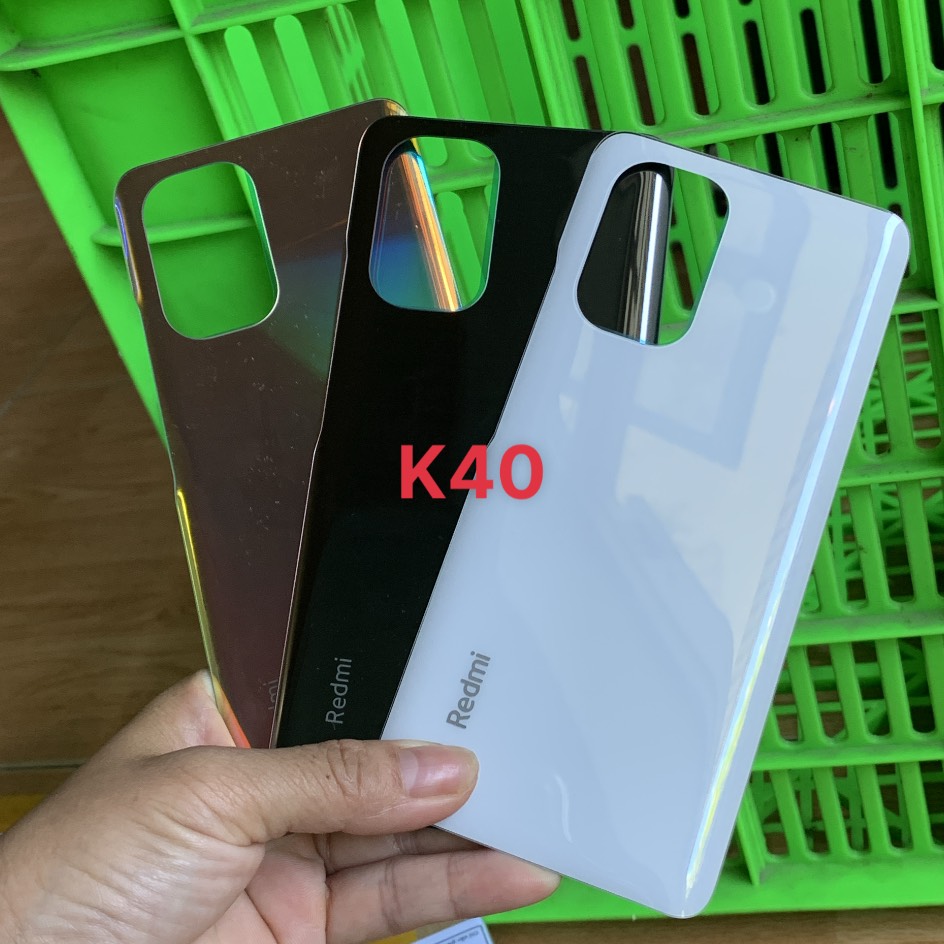 Nắp lưng xiaomi redmi k40 / k40 pro - zin chất liệu kính